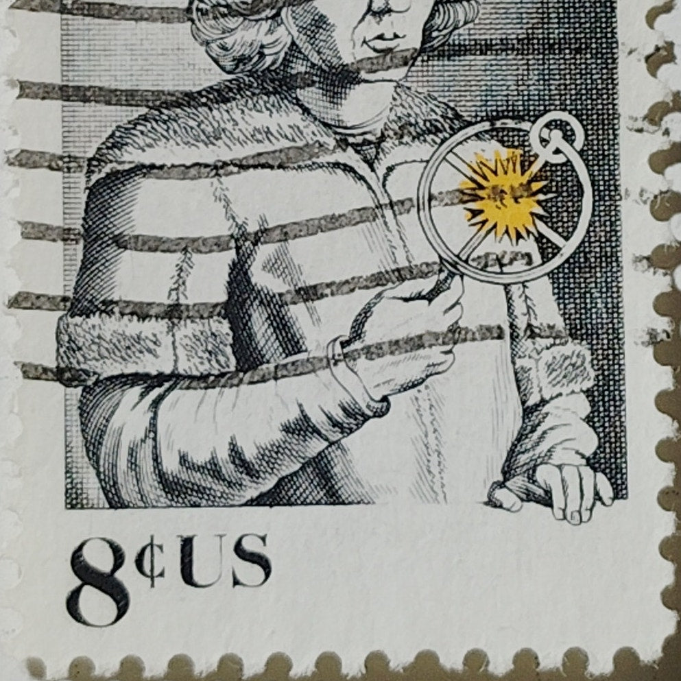 1973 US Postage Stamp Scott #1488 8c Nicolaus Copernicus Astronomer Used Canceled