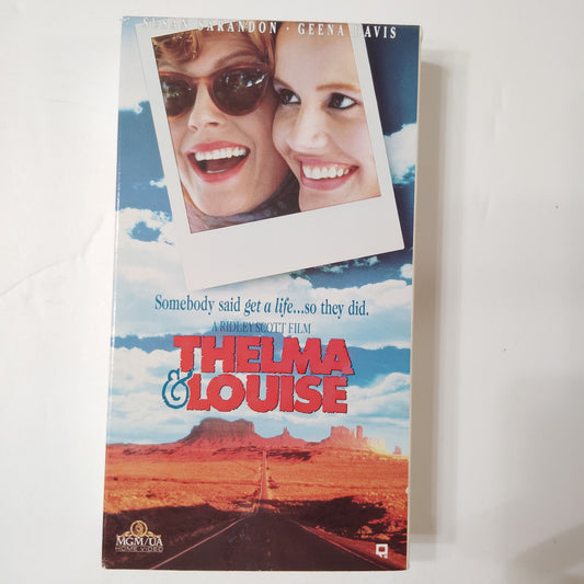 Thelma & Louise VHS 1991 Geena Davis Susan Sarandon Brad Pitt Drama