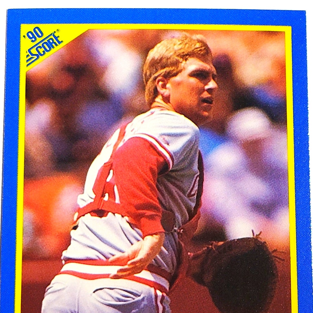 1990 Score Joe Oliver #576 Cincinnati Reds Catcher MLB Baseball EX