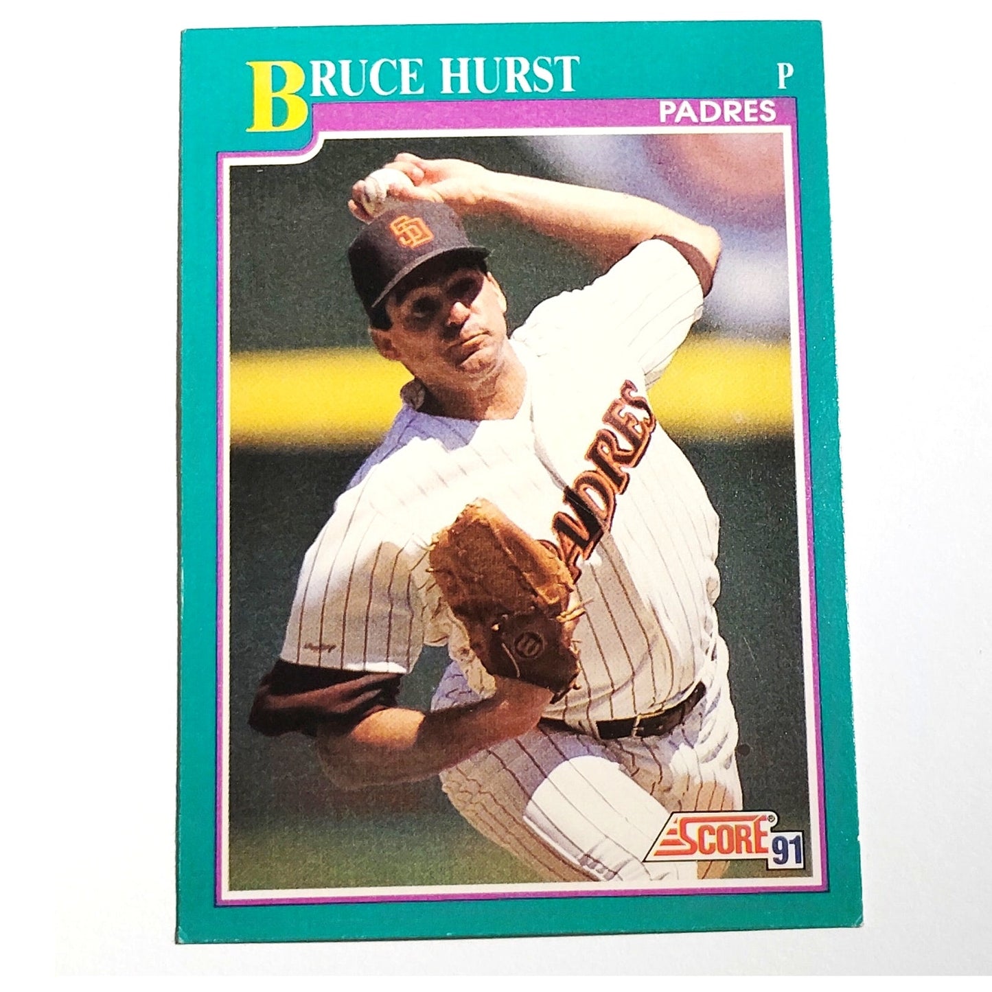 1991 Score Bruce Hurst #145 San Diego Padres Pitcher MLB Baseball Card NM
