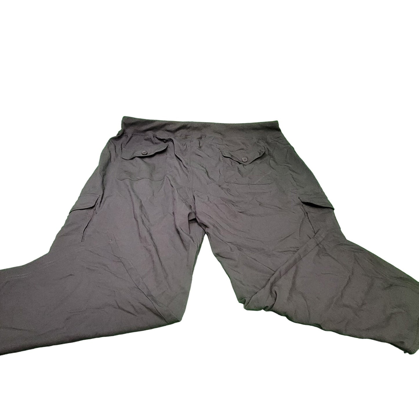 Cargo Capris Lightweight Pants 6-Pockets Quick Dry Outdoor Cropped Shorts, 3XL