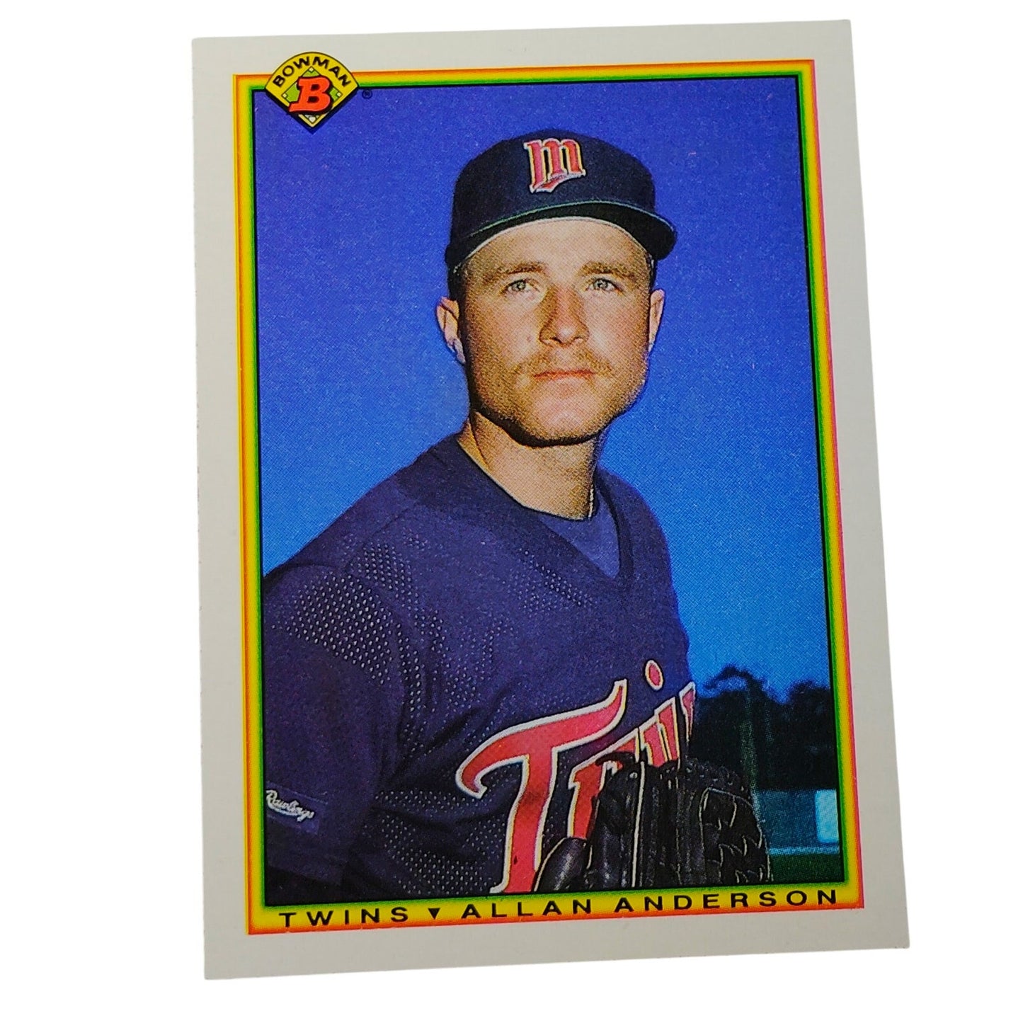 1989 Bowman Allan Anderson #149 Minnesota Twins Pitcher MLB Baseball Card NM