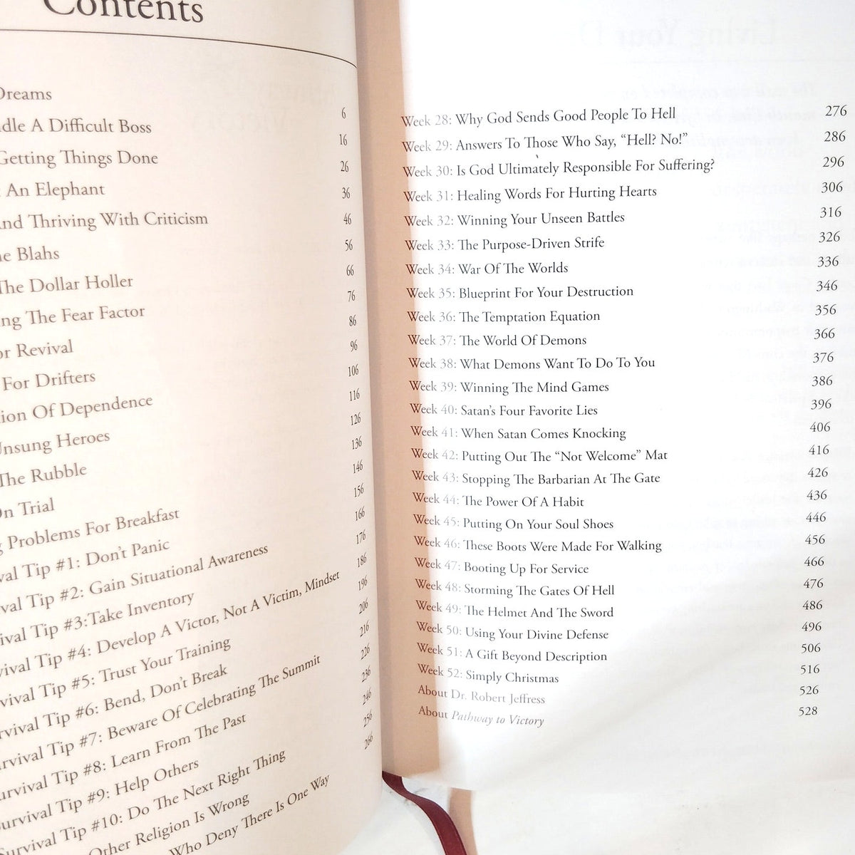 Pathway to Victory Daily Devotional Dr. Robert Jeffress 2021 Burgundy Leather
