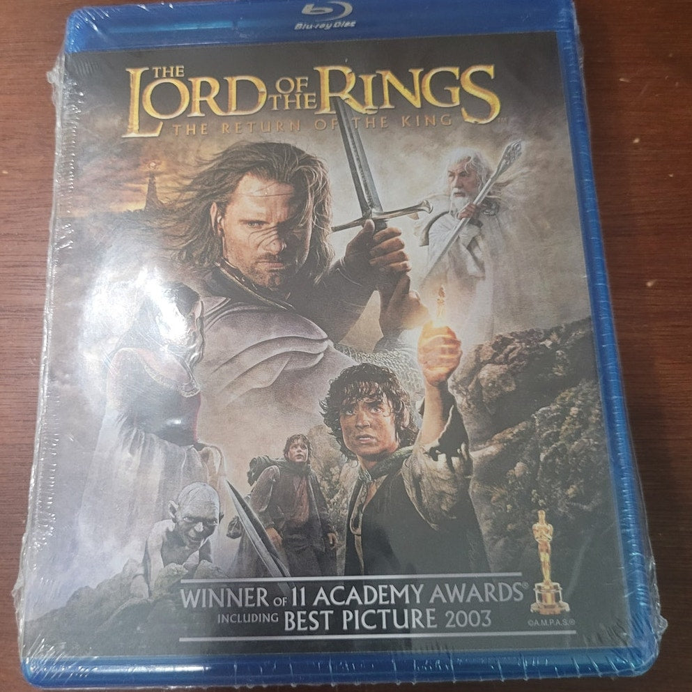 Lord of the Rings Return of the King Blu-ray DVD 2010 Set Fantasy Adventure