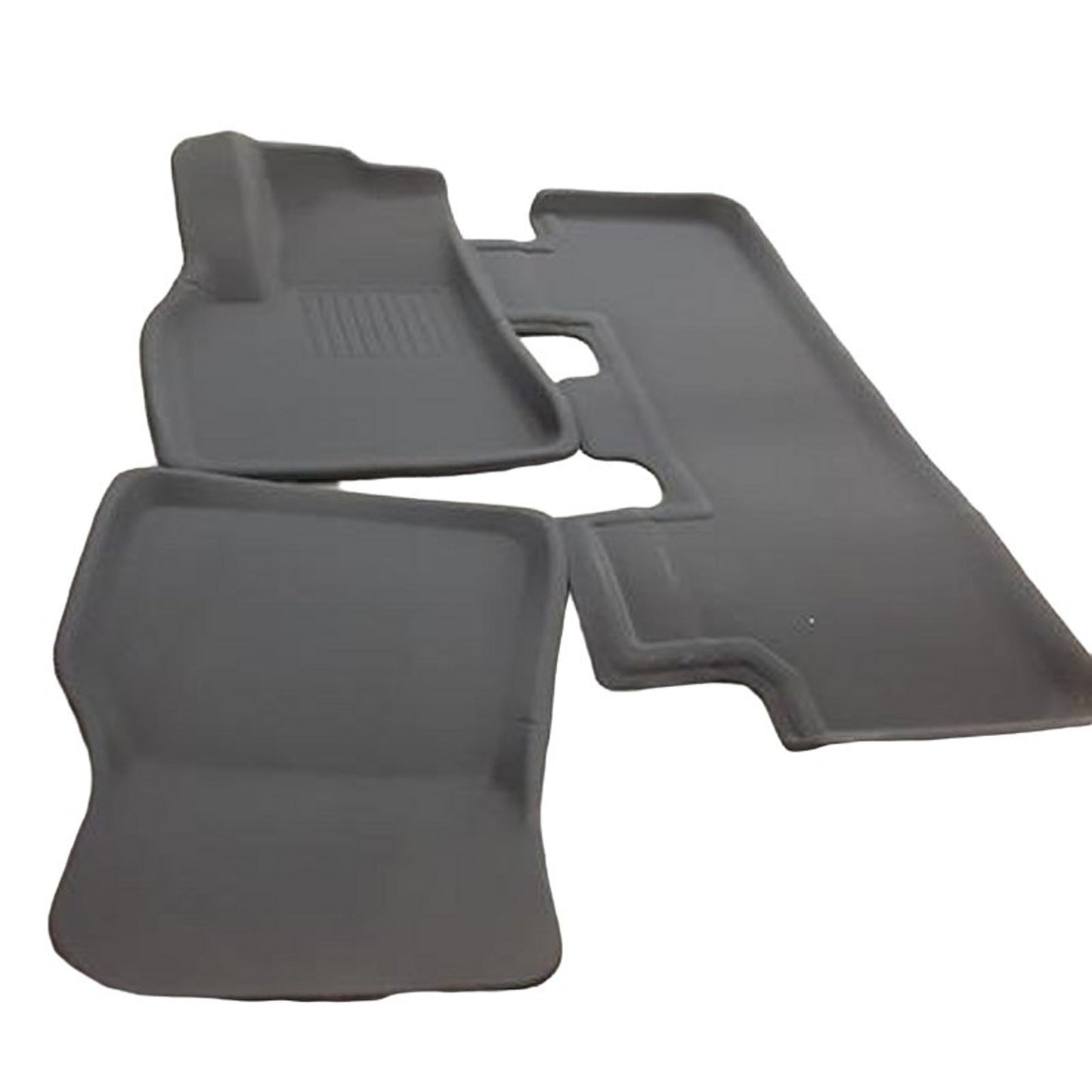 HD Tesla Model Y Mats 2020 2024 - XPE Rubber -Black (Front and Second Row Mats)