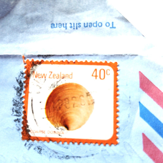1982 New Zealand 40c Aerogramme Cover Croxley Letter Bradenton FL Airmail