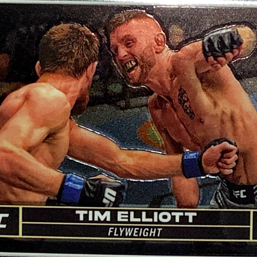 Tim Elliot, UFC Flyweight, Card 185, 2024 Topps Chrome UFC, NM+