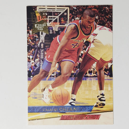 1993-94 Ultra Calbert Cheaney #354 Washington Bullets Guard NBA Rookie Card