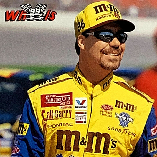 Ernie Irvan, Sponsor: M&M Candies, Card 14, 1999 Wheels NASCAR Winston Cup, NM+