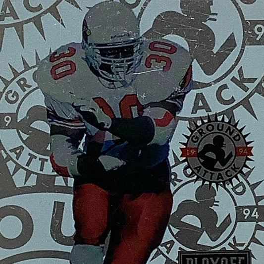 Ron Moore, Arizona Cardinals, NFL 1994 Playoff Ground Attack Card 254, EX/NM
