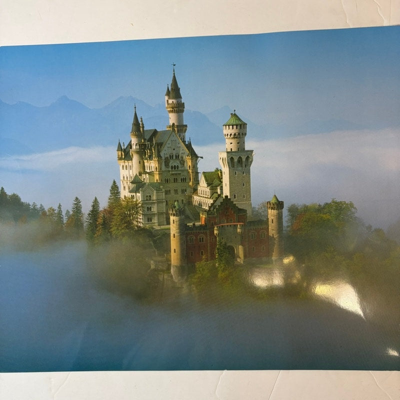 Neuschwanstein Castle Print 16x12 Inspiration to Disney’s Sleeping Beauty Castle