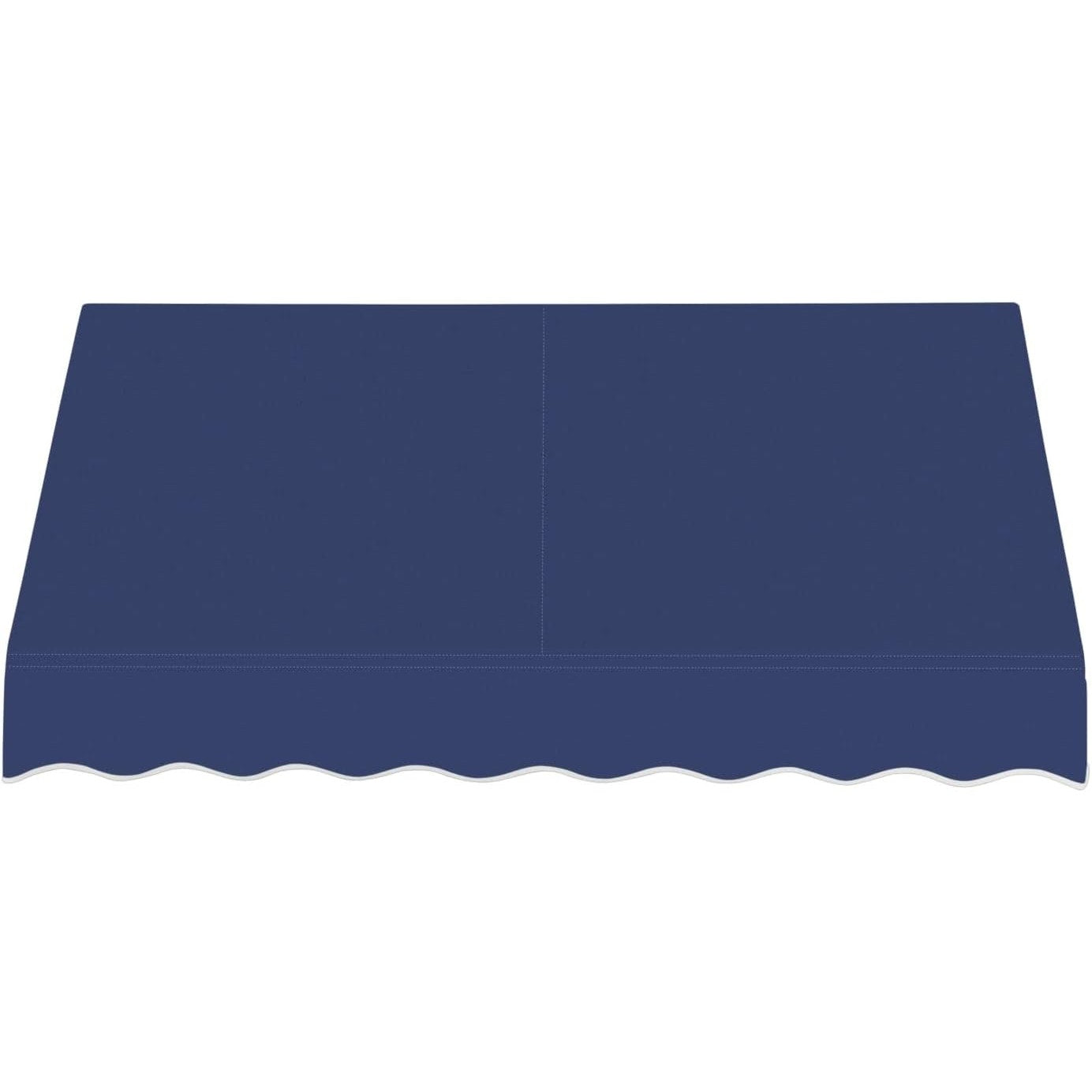 Awntech San Francisco Fixed Awning 7.38 ft Navy Blue Acrylic Fabric 88.5x 24x 36