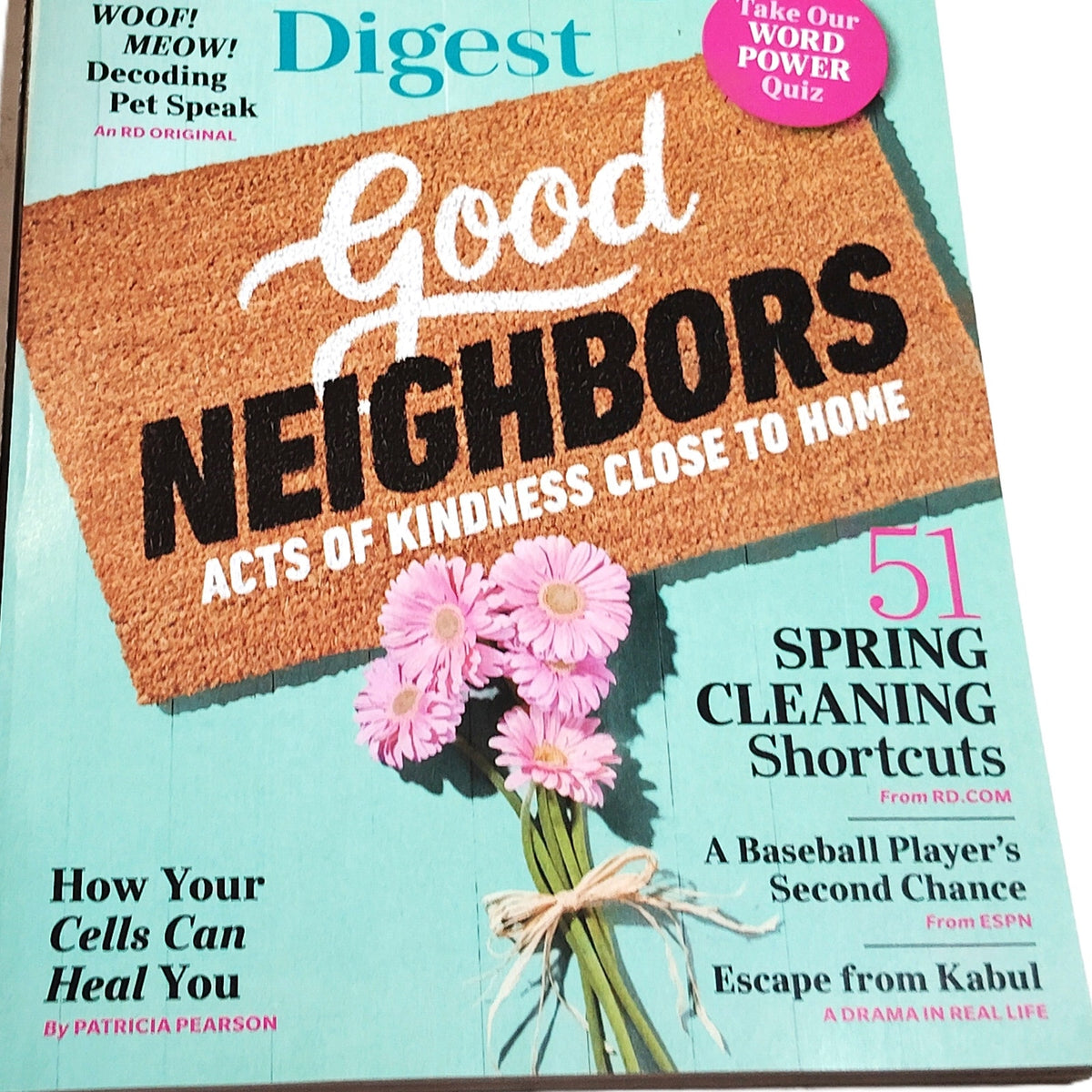 Reader's Digest May 2022 - Good Neighbors Spring Cleaning Magazine Back Issue