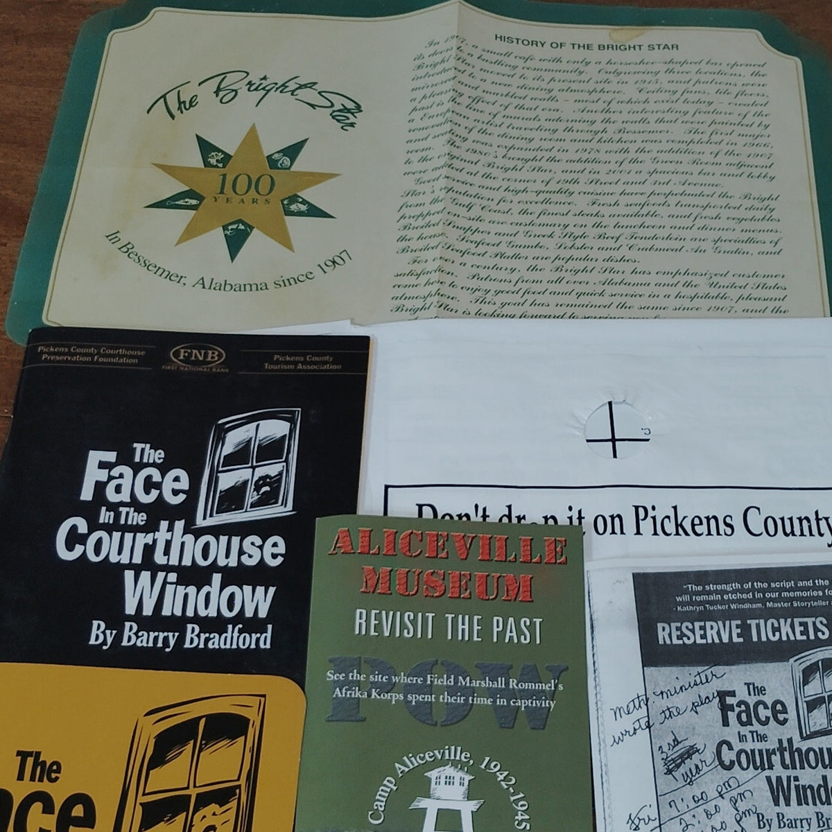Aliceville AL Ephemera Collection - Pickens Co. Courthouse & Museum Souvenirs