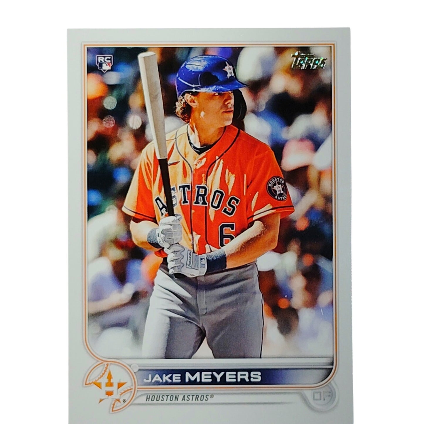 2022 Topps Series 1 #295 Rookie RC Jake Meyers Houston Astros Outfielder - VG/EX