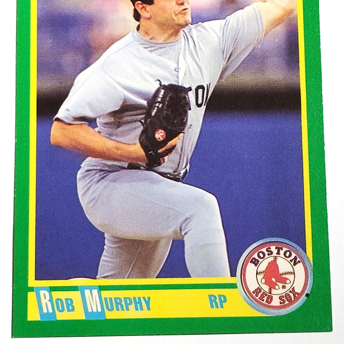 1990 Score Rob Murphy #165 Boston Red Sox Relief Pitcher MLB Baseball EX