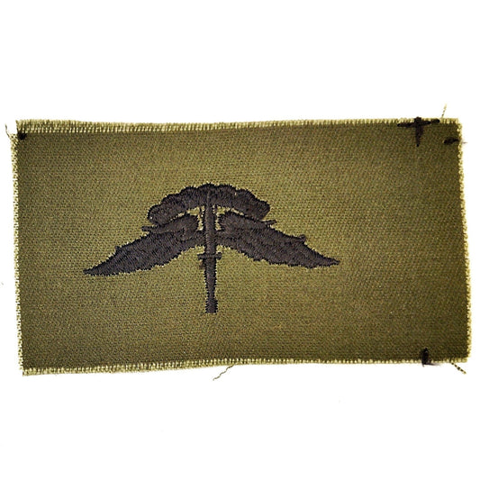 VTG Army ODG Subdued Military Freefall Parachutist Badge HALO Jump Wings Patch
