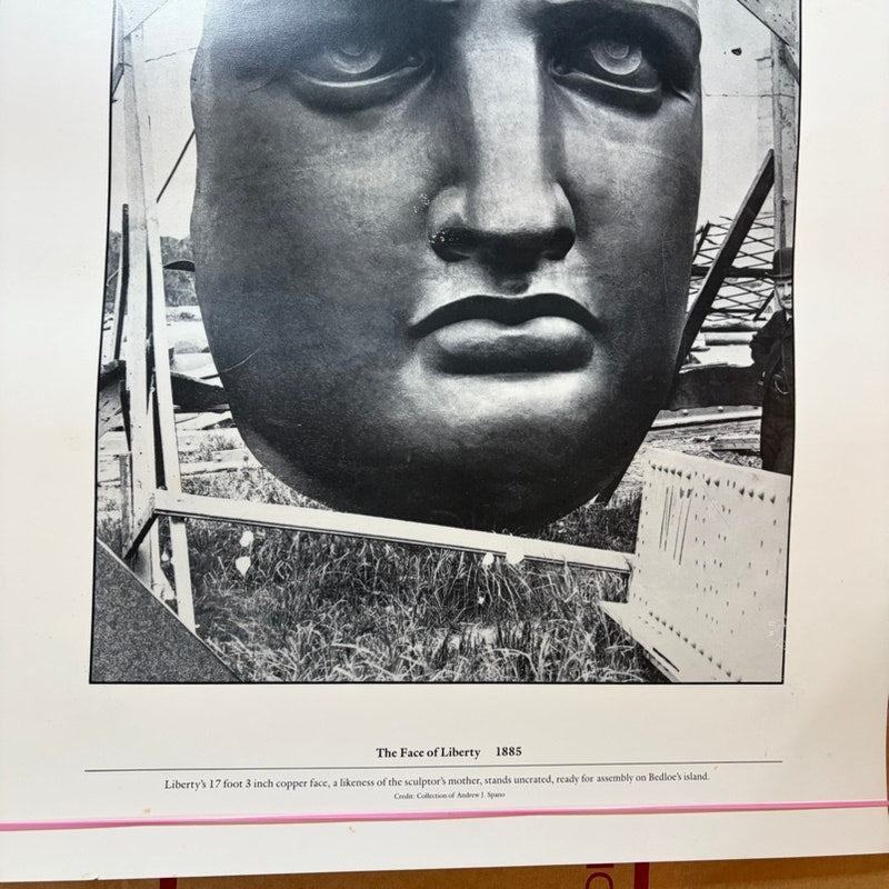 Face of Liberty 1885 Statue of Liberty 1986 Historical Documentary Print 20x16