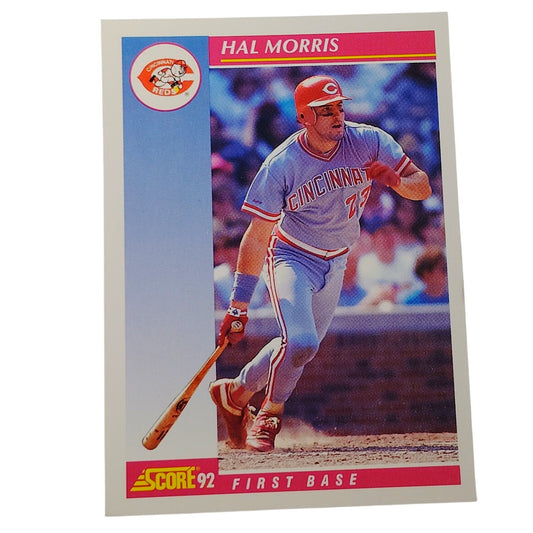 1992 Score Hal Morris #125 Cincinnati Reds First Baseman MLB Baseball NM