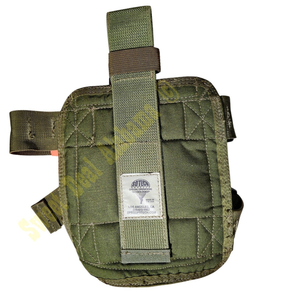 SO Tech BLOCS Claw Padded Thigh Rig, Ranger Green, MOLLE 500D, Made in U.S.A.