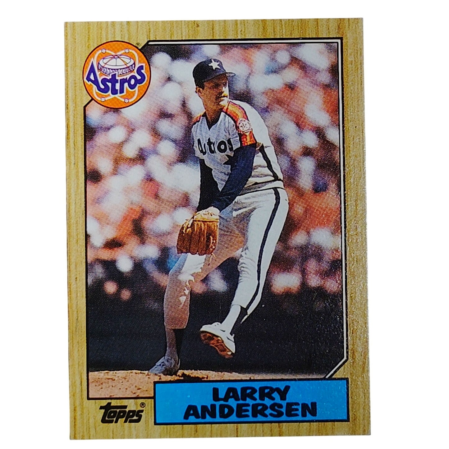 1987 Topps #503 Larry Andersen Houston Astros Pitcher - VG/EX