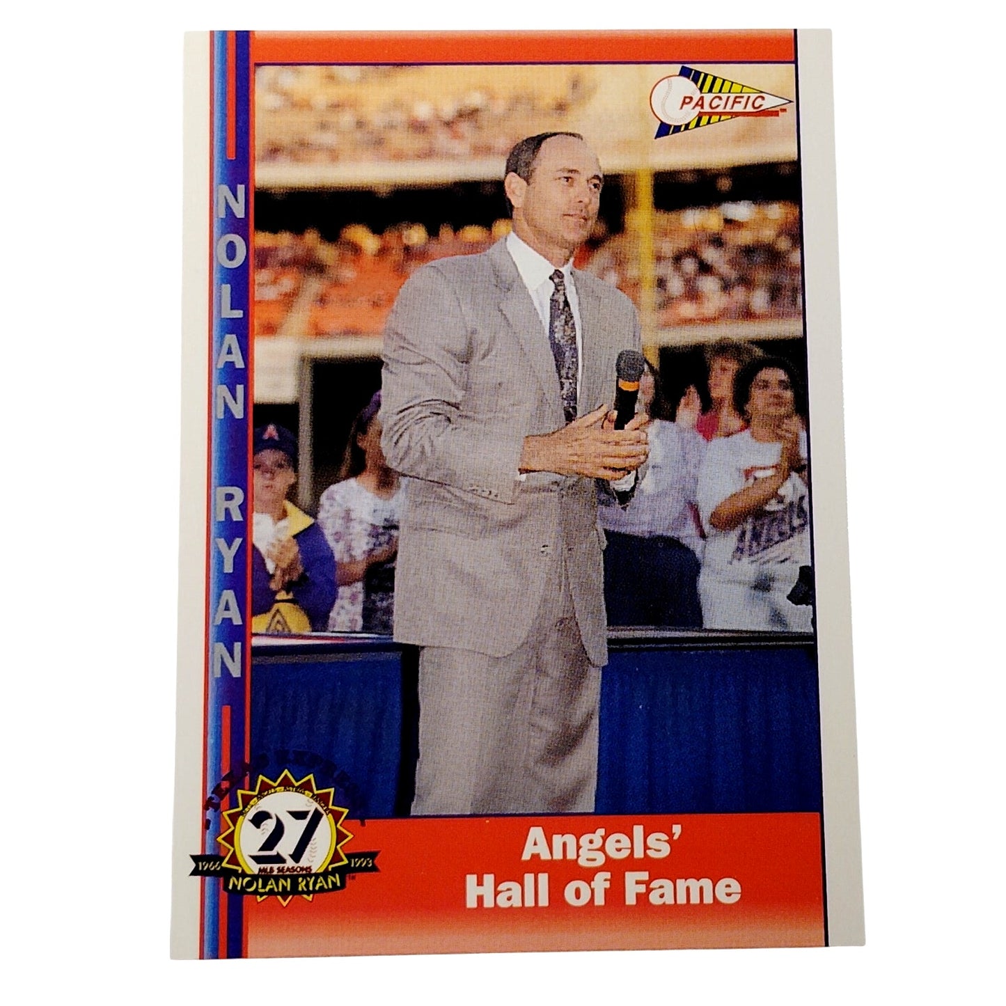 1993 Pacific Texas Express Nolan Ryan #244 California Angels P Baseball Card NM