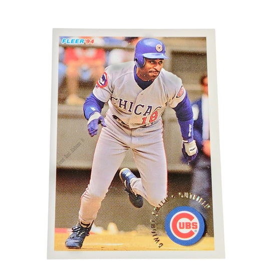 Dwight Smith, Chicago Cubs, #398, 1994 Fleer Baseball Collector's Card