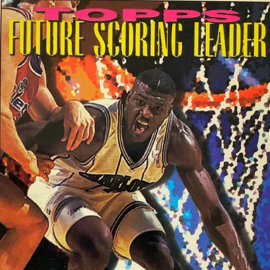 Larry Johnson, Hornets, 1994 Topps "Future Scoring Leader" NBA Card 394, EXC