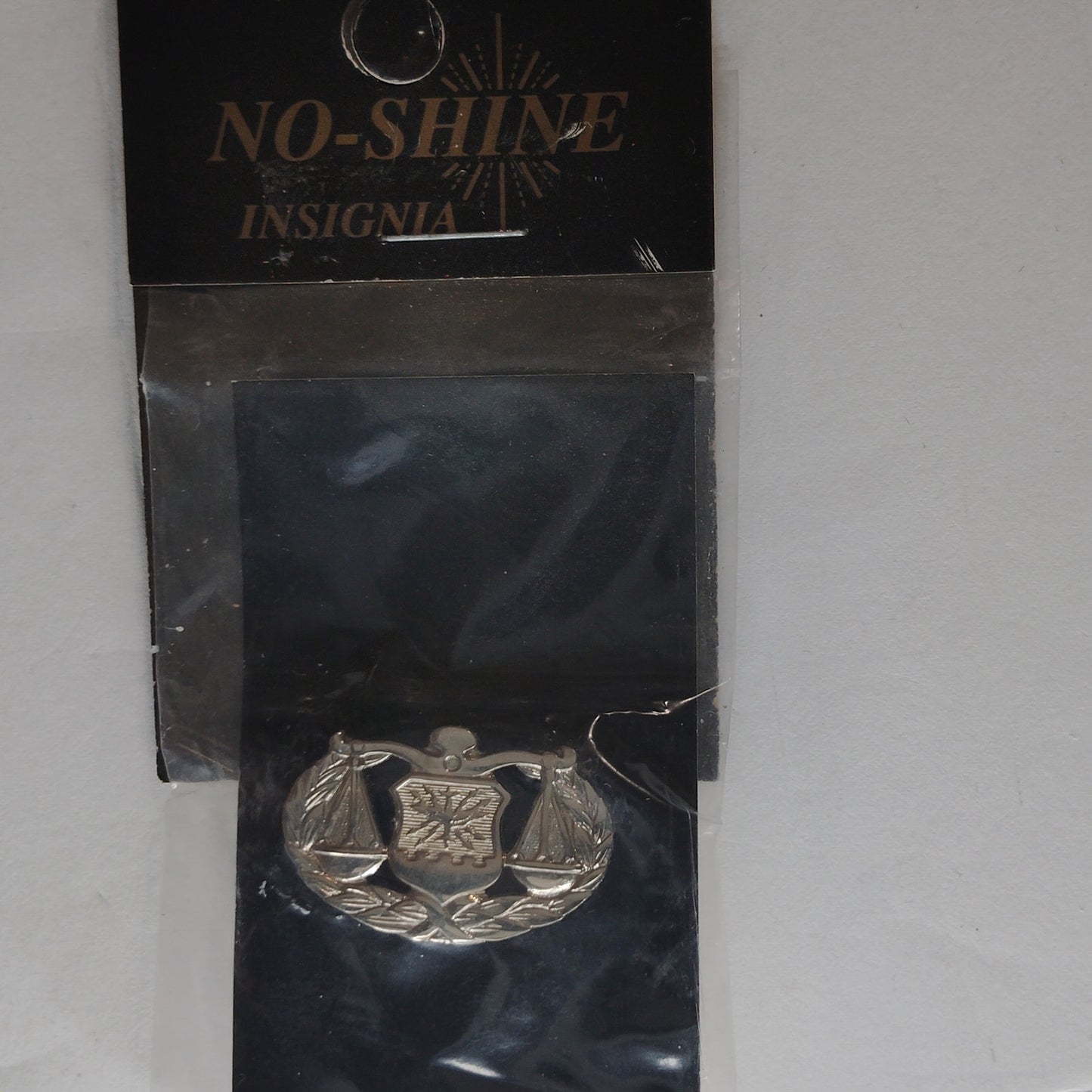 U.S. Air Force JAG Corps Novelty Hat Lapel Pin Silver Tone 1‑1/8" × 3/4"