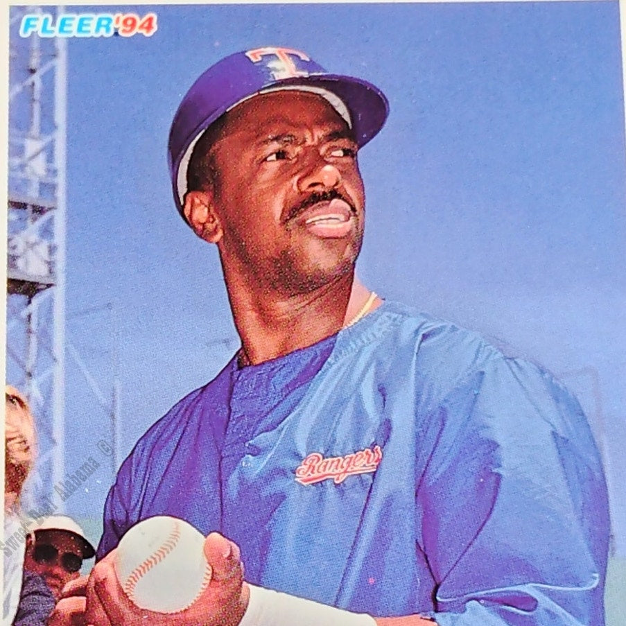 Julio Franco, Texas Rangers, #306, 1994 Fleer Baseball Collector's Card