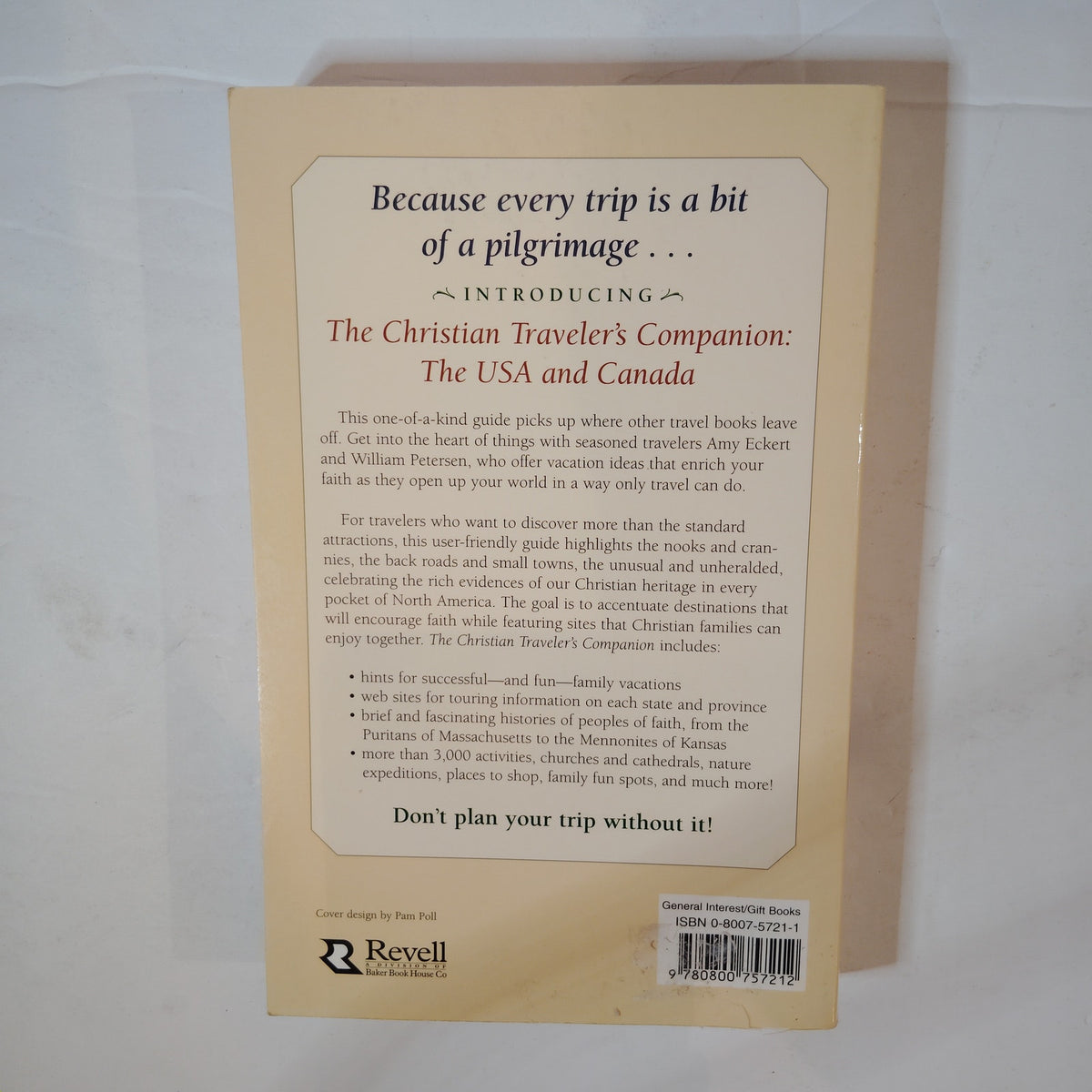 The Christian Traveler's Companion: USA & Canada - Eckert Revell Paperback
