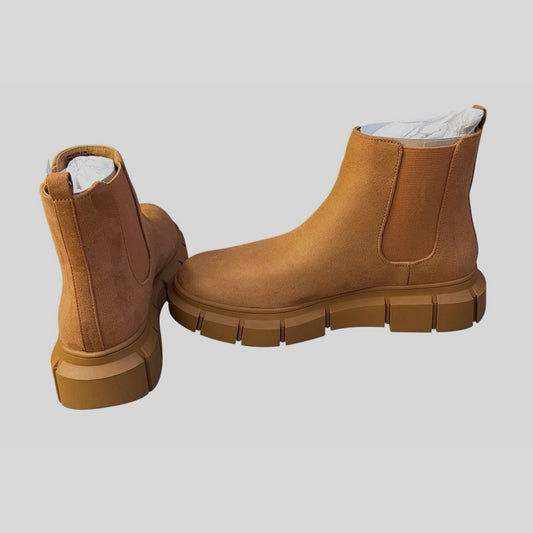 Nordstrom BP. Niya Lug Sole Chelsea Boot Tan – Women’s Size 5 - NIB