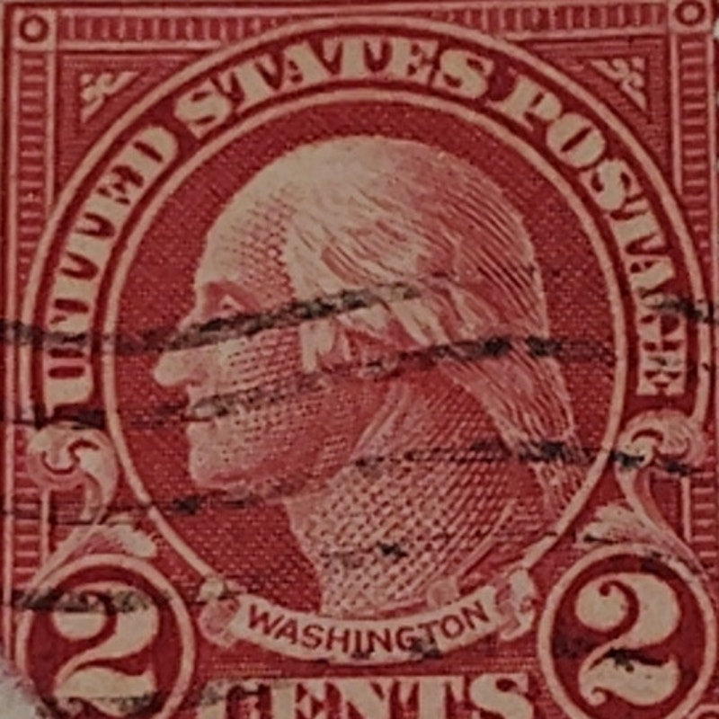 1923 2¢ George Washington Stamp on Cover, Fourth Bureau Issue, May 1927 Canceled