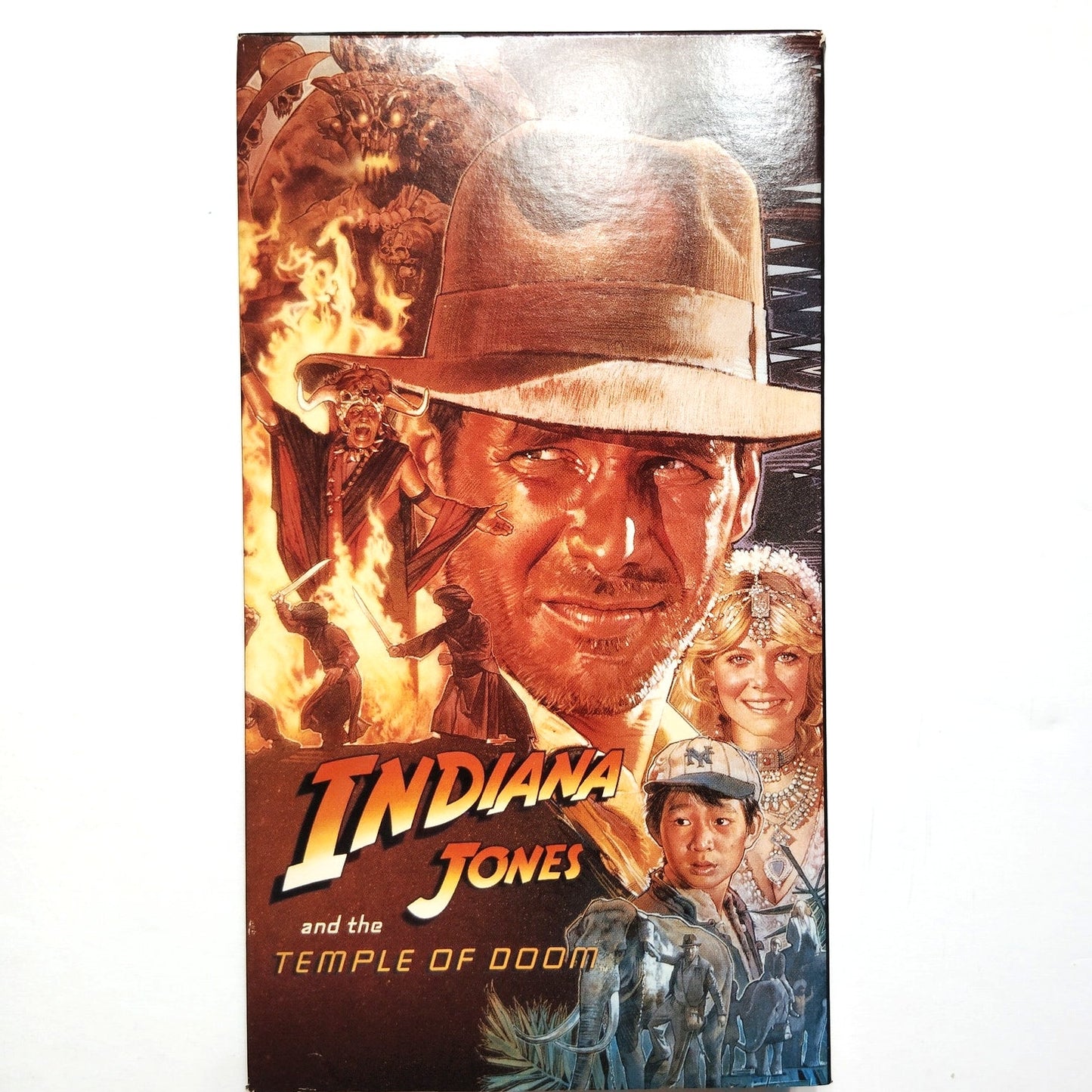 Indiana Jones and the Temple of Doom VHS 1989 Harrison Ford Adventure Vintage