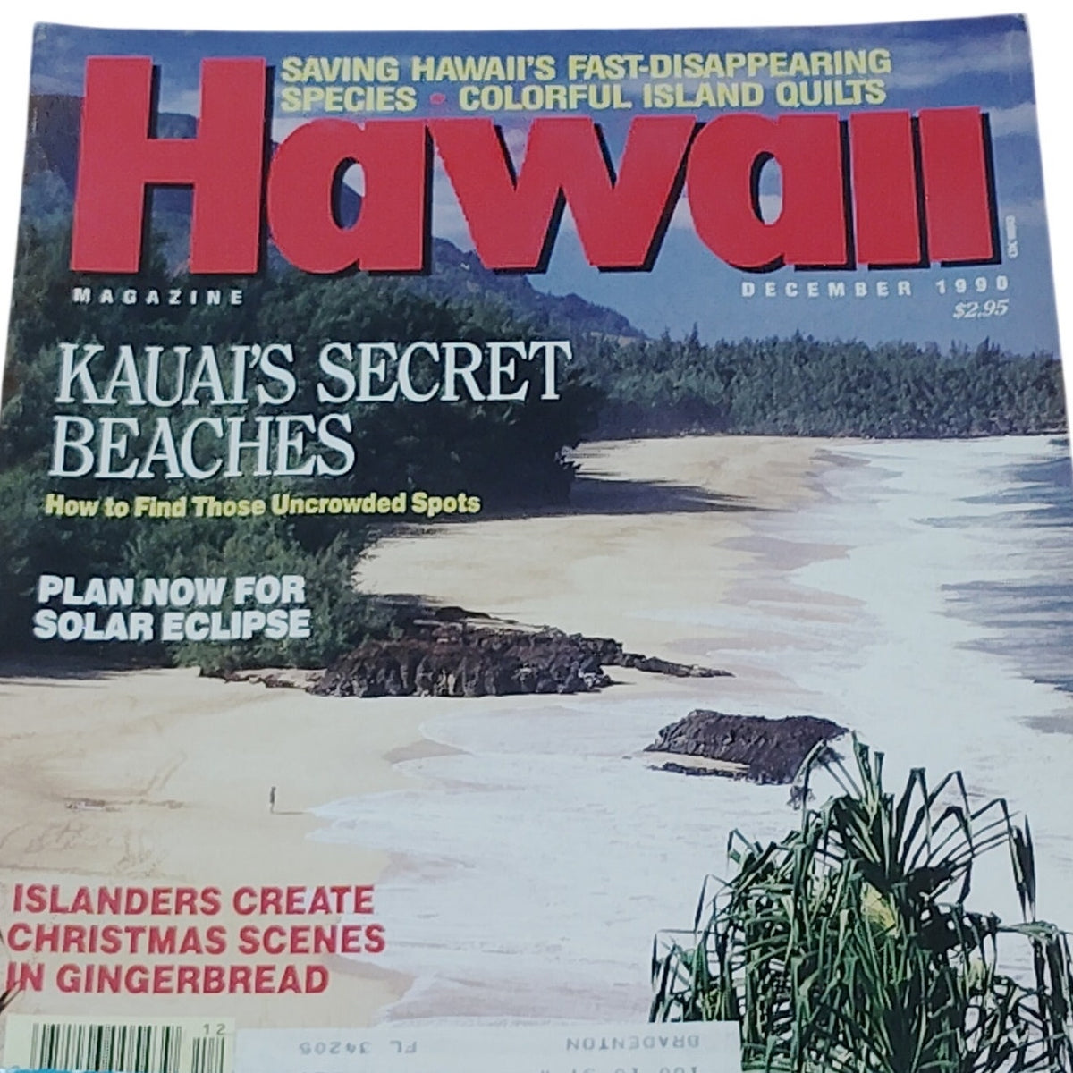 Hawaii Magazine December 1998 - Kauai's Secret Beaches Vintage Island Travel