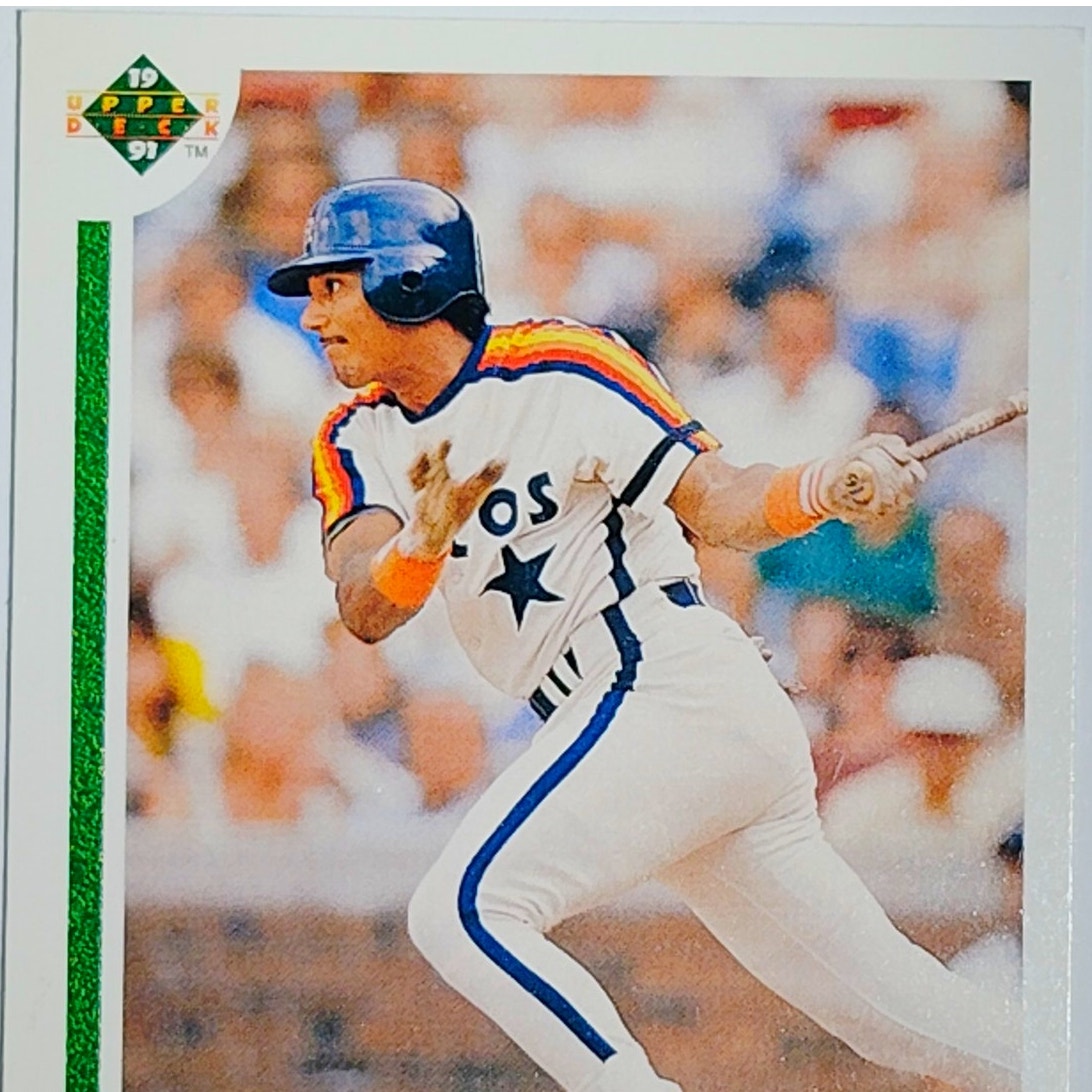 1991 Upper Deck Rafael Ramirez #210 Houston Astros Shortstop - VG/EX