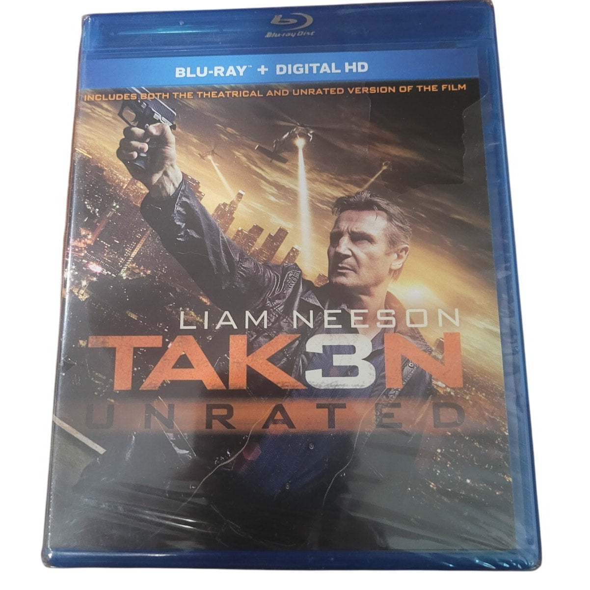 Taken 3 Unrated Blu-ray + Digital HD Combo Pack Liam Neeson Action Thriller 2015