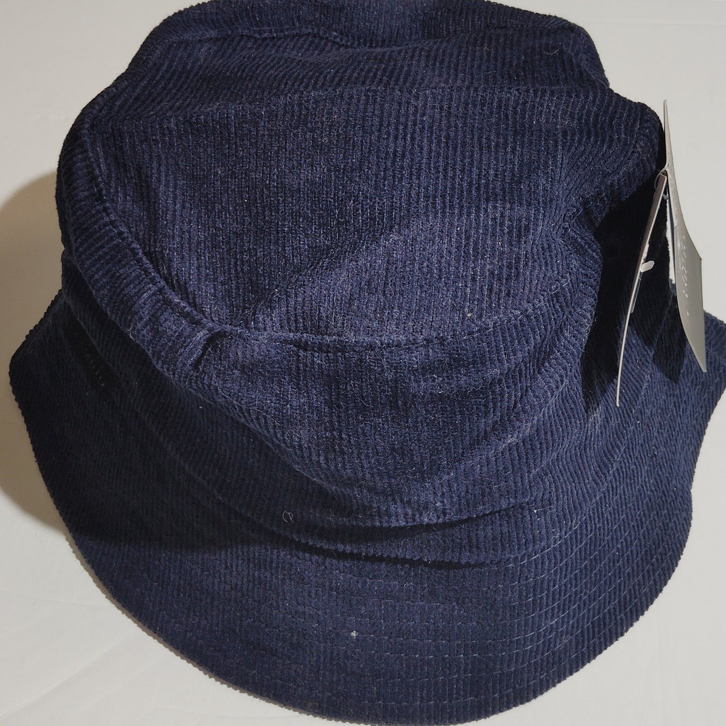 Vince Camuto Corduroy Bucket Hat, Navy Blue, OSFM, 100% Cotton