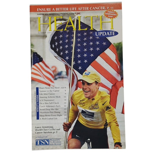 Health Update Summer 2003 – Vol. 2 Issue 3 – Lance Armstrong Cover – 30 Pages