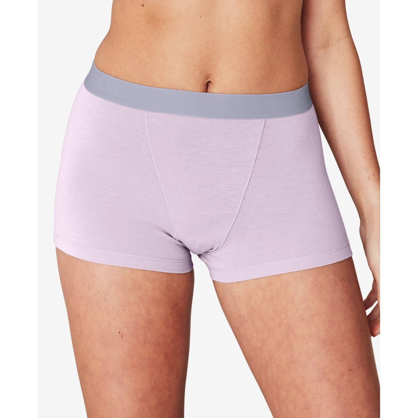 Maidenform Naturally Soft Boxer Brief – Urban Lilac/Silver Blue – Size 6/M