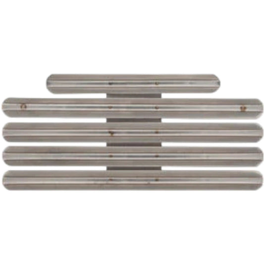 Mounting Rack, Bar - 14 Ribbons (Centered 3/3/3/3/2 - No Gap) No-Shine Insignia