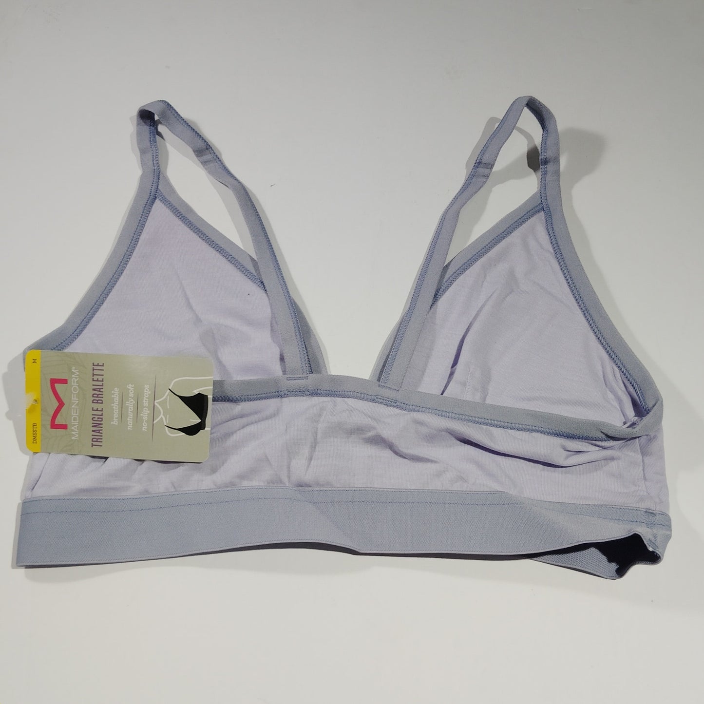 Maidenform Naturally Soft Triangle Bralette – Urban Lilac – Size M – Wireless