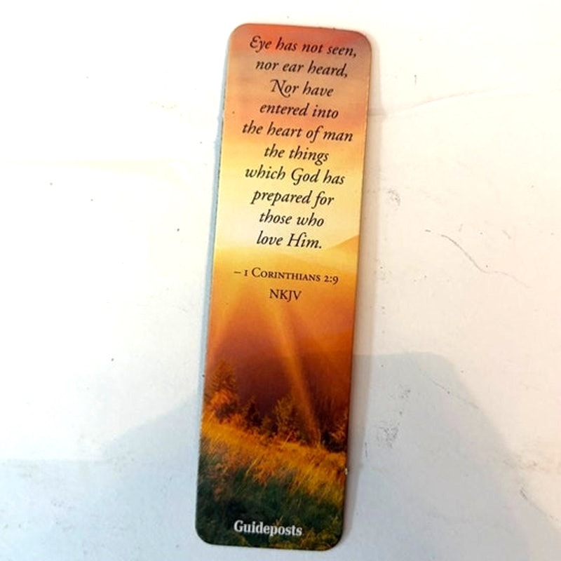 Christian Scripture Fridge Magnet 1 Corinthians 2:9 Golden Meadow Guideposts