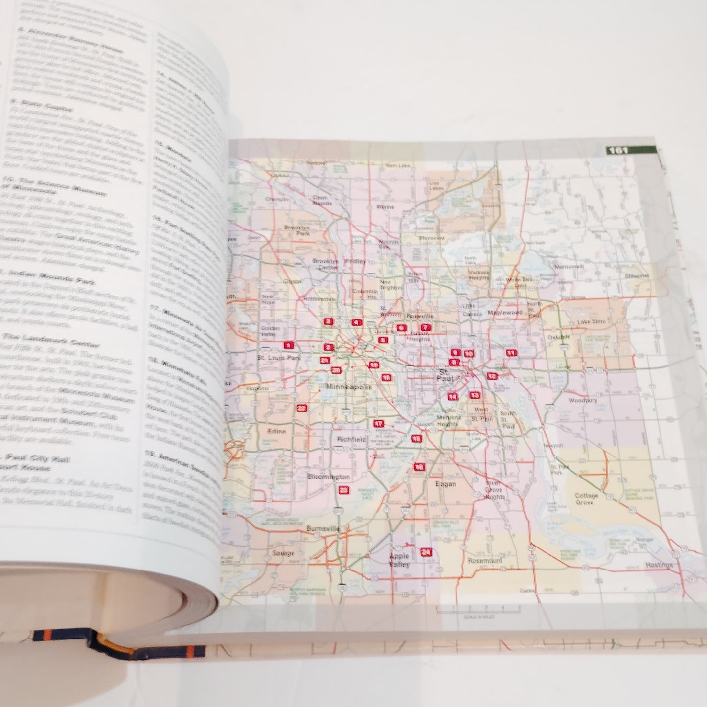 Reader's Digest Travel Guide USA (1994) Hardcover - Blue/White Map Design