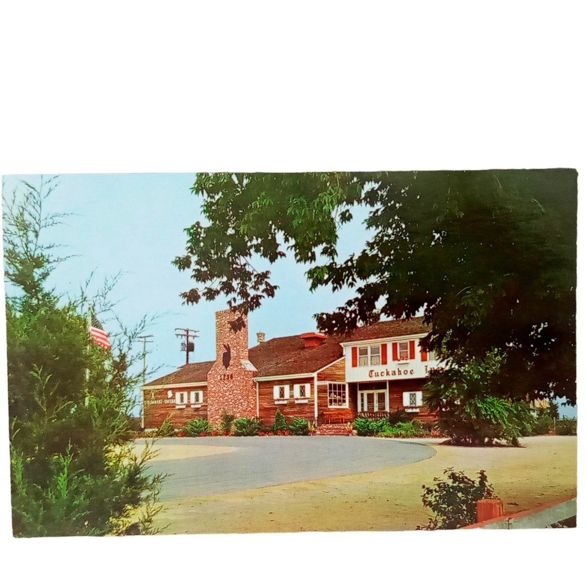 Marmora, NJ, Tuckahoe Inn, Outside View, 3.5 x 5.5  Vintage Postcard