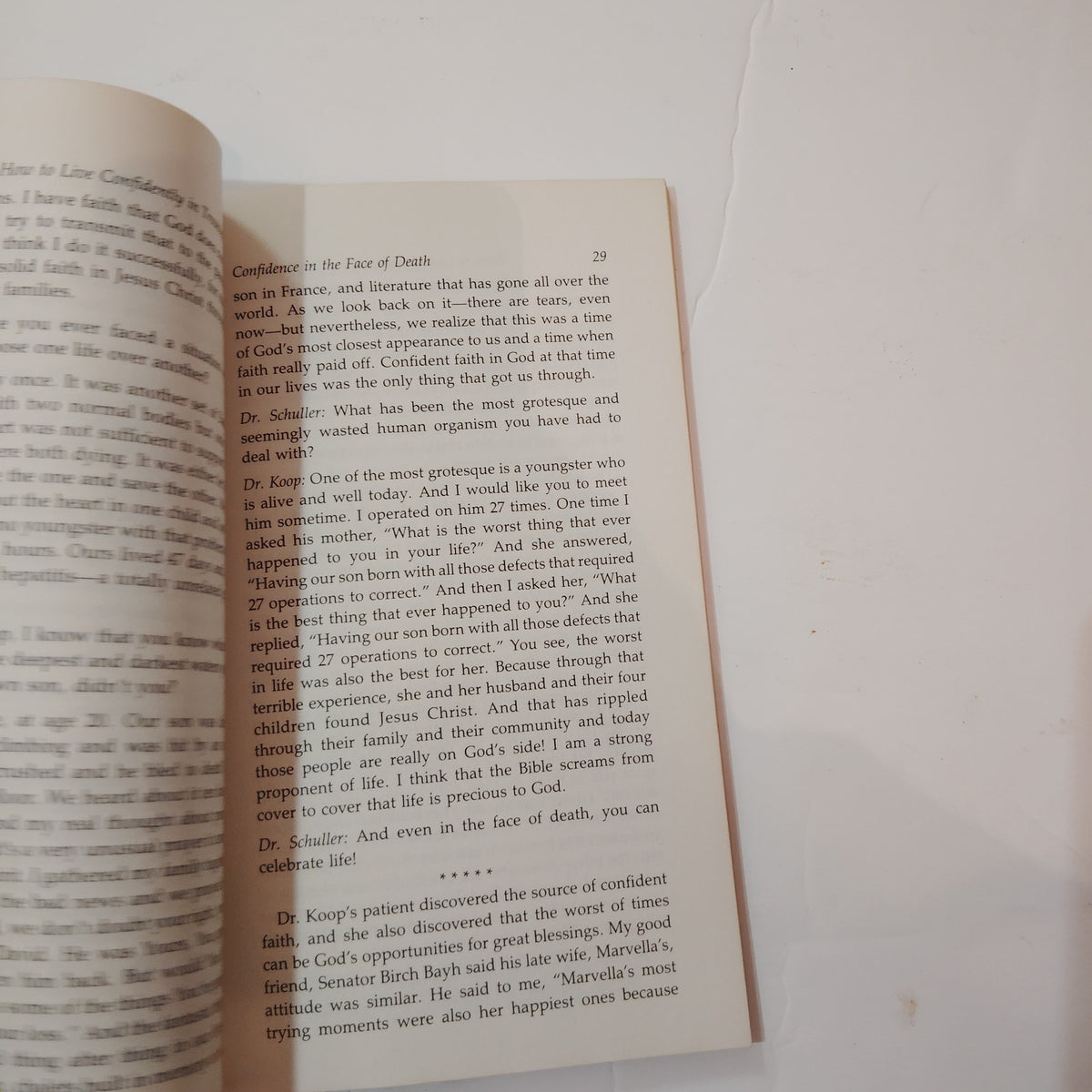 Vintage 1980 Dr. Robert Schuller Blue PB – Live Confidently in Troubled Times