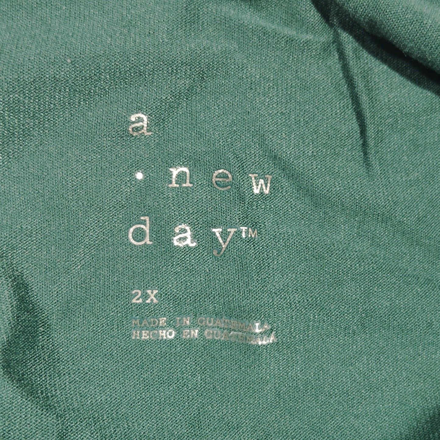 A New Day Women’s Tank Shirt – Teal – Size 2XL – Sleeveless – Casual