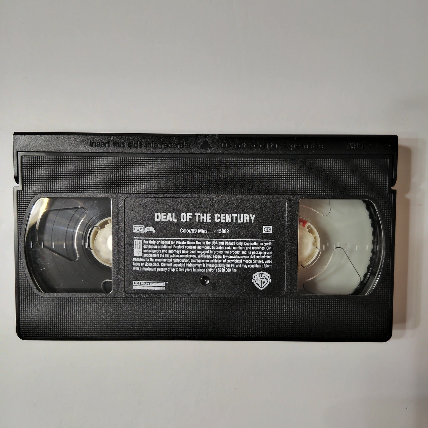 Deal of the Century VHS 1998 Chevy Chase Sigourney Weaver Warner Comedy