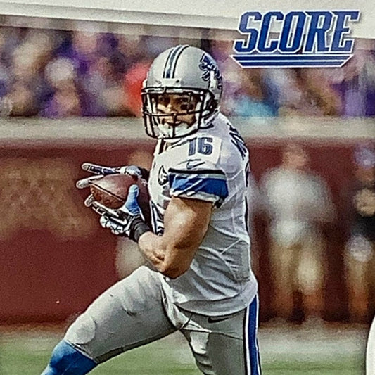 Lance Moore, Detroit Lions, NFL Panini Score 2016 Card 113, EX/NM
