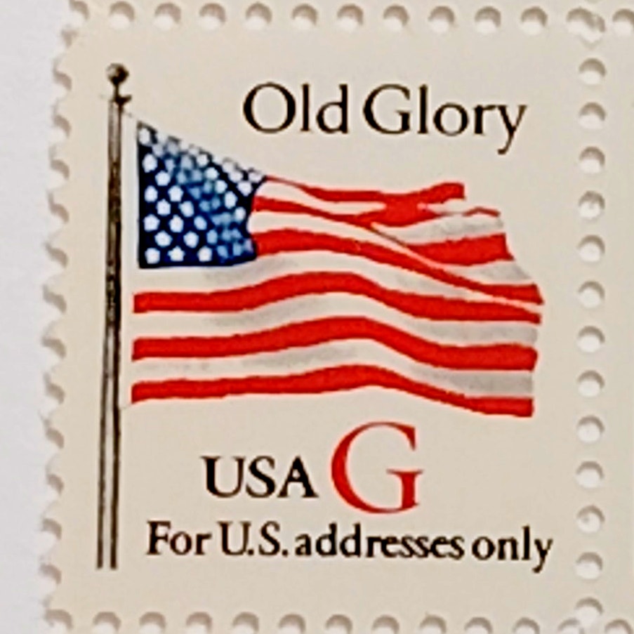 Block of 10 – 1995 USA “G” Rate Old Glory 32¢ MNH Non‑Denominated
